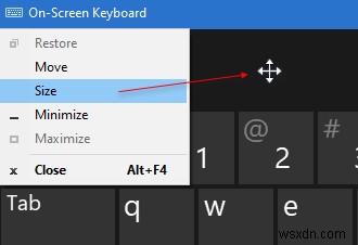 How to resize Touch and On-screen Keyboard on Windows 11/10