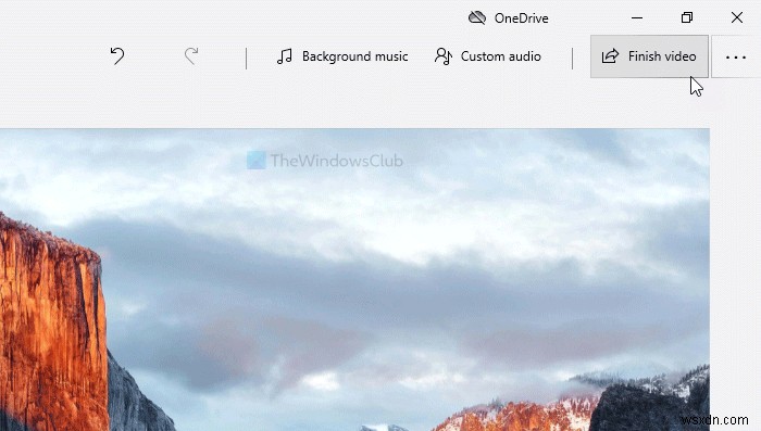 How to create a Video from Images using Photos app in Windows 11/10