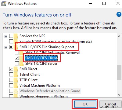 You can’t connect to the file share because it’s not secure