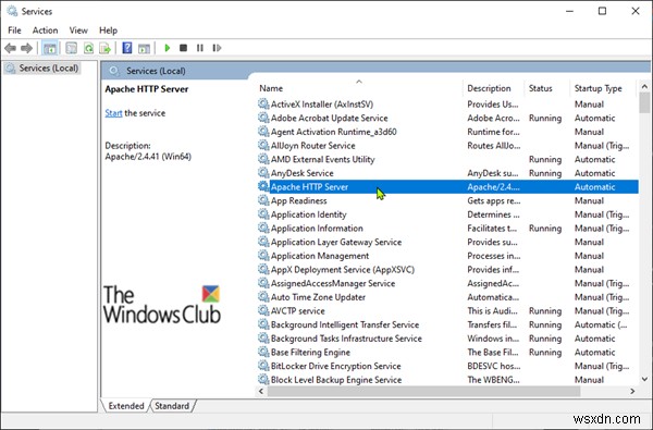 How to install Apache on Windows 11/10