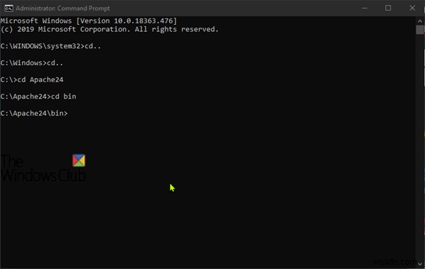 How to install Apache on Windows 11/10