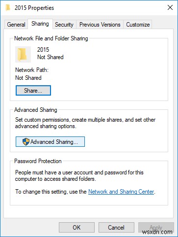 Fix Your folder cannot be shared error in Windows 11/10