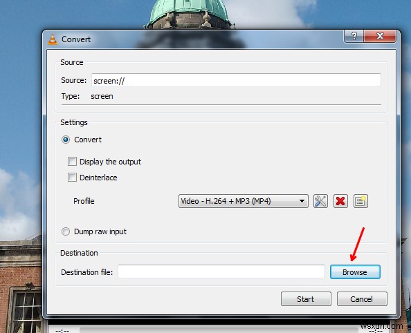 How to record Desktop Screen using VLC Player on Windows 11/10