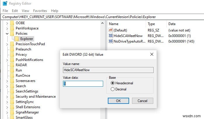 What is Meet Now in Windows 10? How do you remove it?