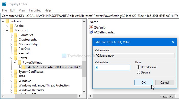 How to turn off Hybrid Sleep when PC is on battery or plugged in