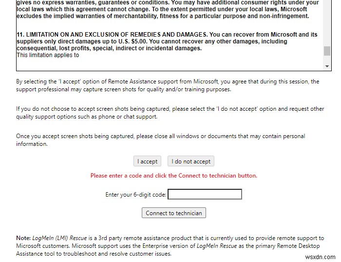 How to receive Remote Assistance Support from Microsoft