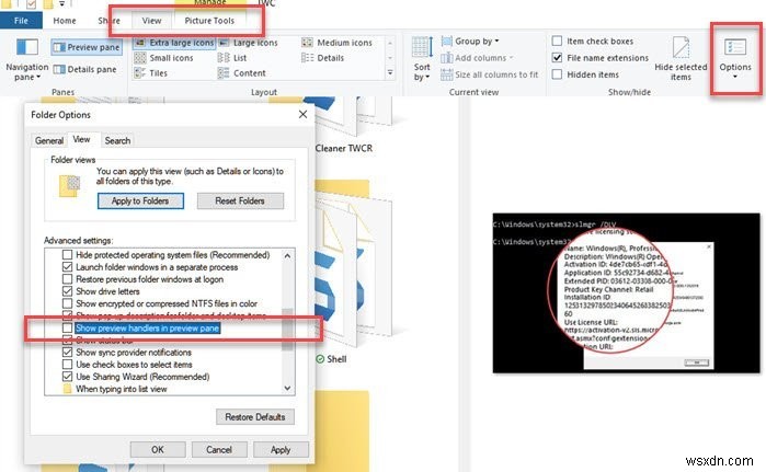 Preview Pane missing or not working; Cannot preview Files in Explorer in Windows 11/10