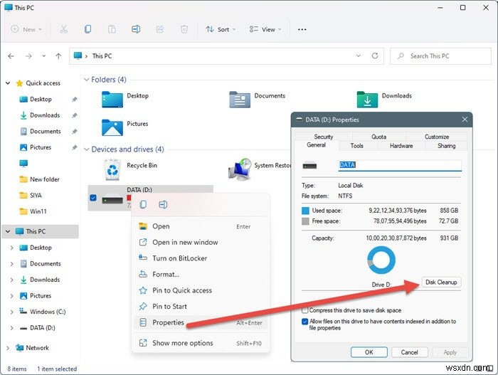 Delete Temporary Files using Disk Cleanup Tool in Windows 11/10 – Beginners Guide