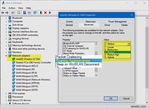 Change WiFi Roaming Sensitivity or Aggressiveness to improve Wi-Fi reception & performance