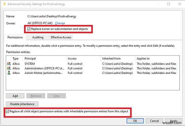 How to change File and Folder permissions in Windows 11/10