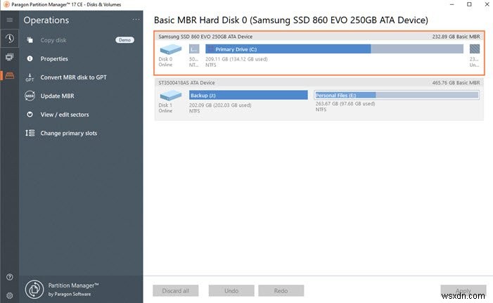 Paragon Partition Manager Free Edition: Disk Resize & Partitioning Software for Windows 10