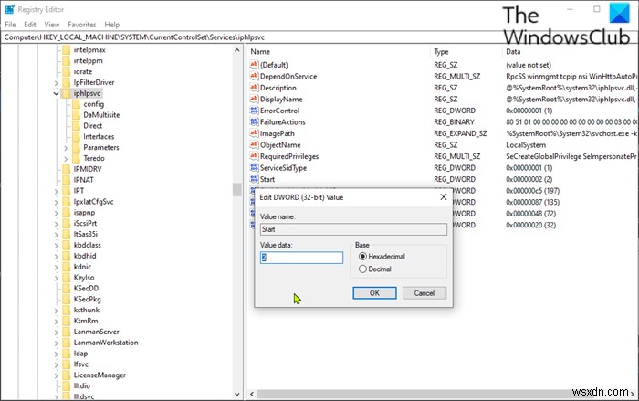 How to enable or disable IP Helper Service in Windows 10