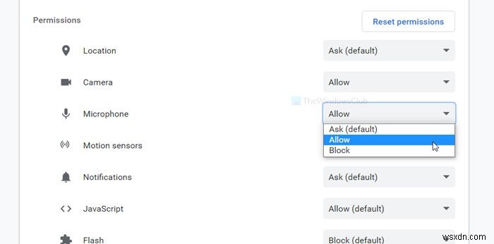 Google Meet microphone not working on Windows PC
