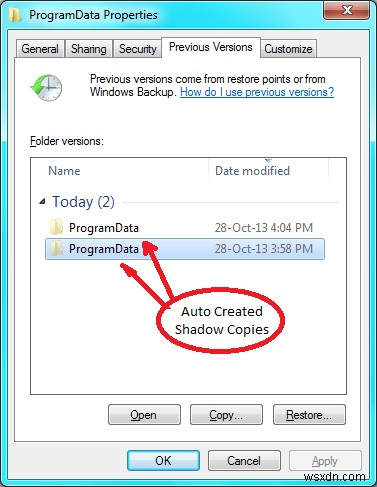 What is VSS or Volume Shadow Copy Service in Window 11/10