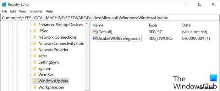 How to disable Safeguards for Feature Updates on Windows 10