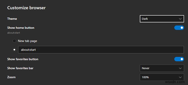 How to enable Dark Mode theme on new Microsoft Edge browser