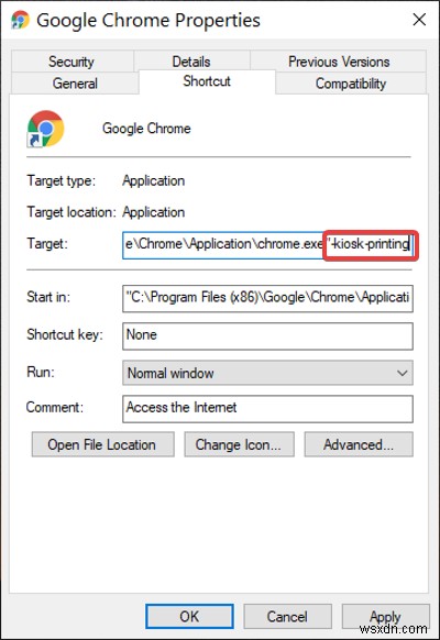 How to enable or disable System Print Dialog in Chrome browser