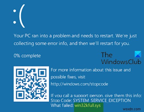 Fix win32kfull.sys Blue Screen error in Windows 10
