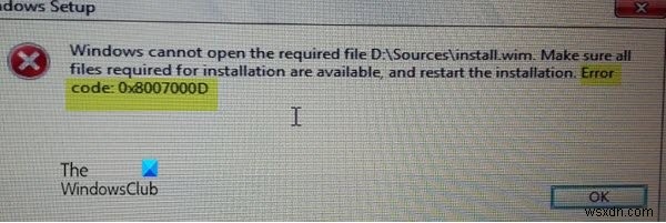 Fix error 0x8007000d when installing, upgrading, updating or activating Windows 11/10