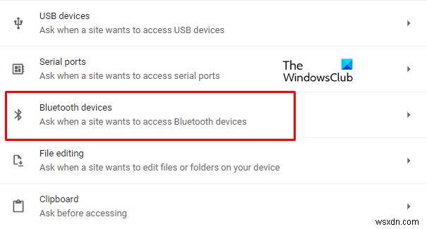 How to Enable Bluetooth Device Permissions in Chrome browser on Windows 10