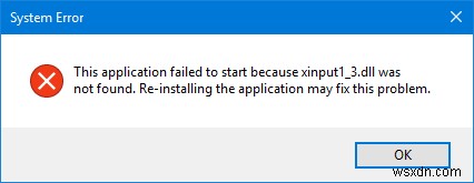 Xinput1_3.dll or D3dx9_43.dll is missing on Windows 11/10