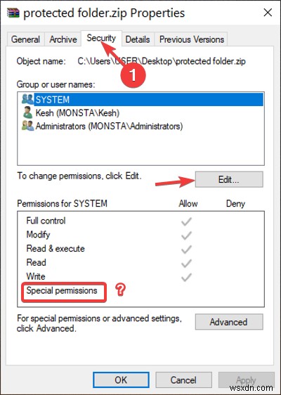 Compressed (Zipped) folders error in Windows 10 – File not found or No Read permission