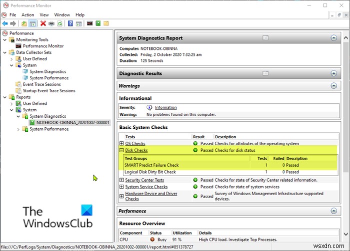 How to check SMART Failure Predict Status of Drives in Windows 11/10