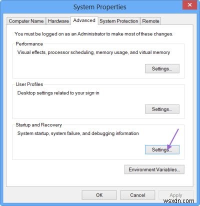 Change Time to display list of operating systems & Recovery Options in Windows 10