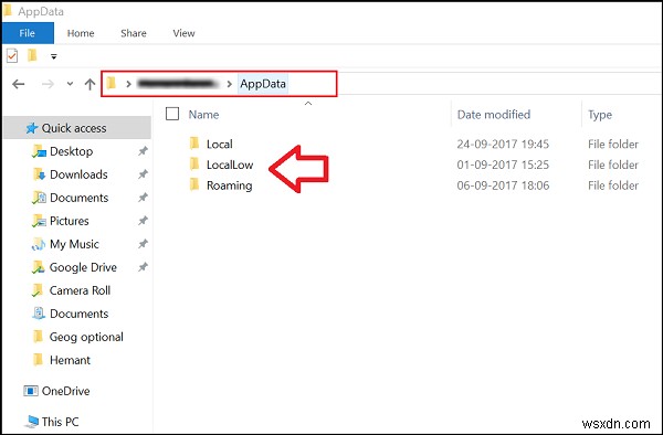 Local, LocalLow and Roaming folders in AppData on Windows 11/10 explained