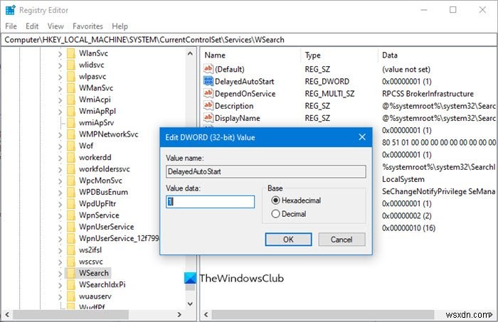 The delayed auto-start flag could not be set – Windows Service error