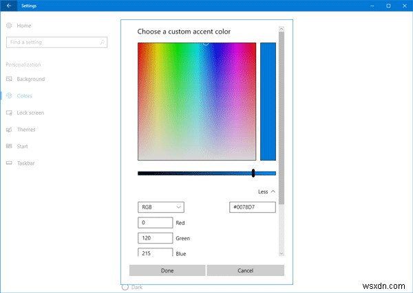 How to change Translucent Selection Rectangle Box color in Windows 11/10