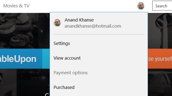 Add, Edit Payment Method, Remove Credit Card in Microsoft Store in Windows 10