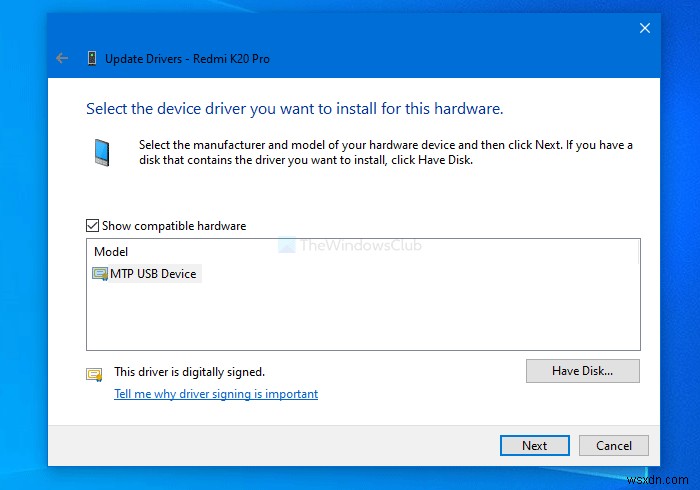 Windows 10 doesn’t recognize Android phone