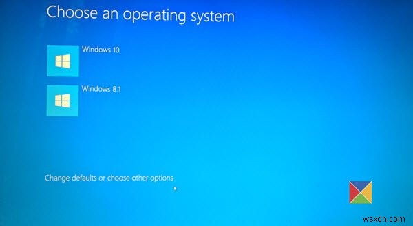 How to change the default operating system; Change Boot defaults when dual-booting in Windows 10
