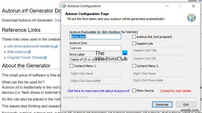 How to create an Autorun file for your USB/DVD/CD