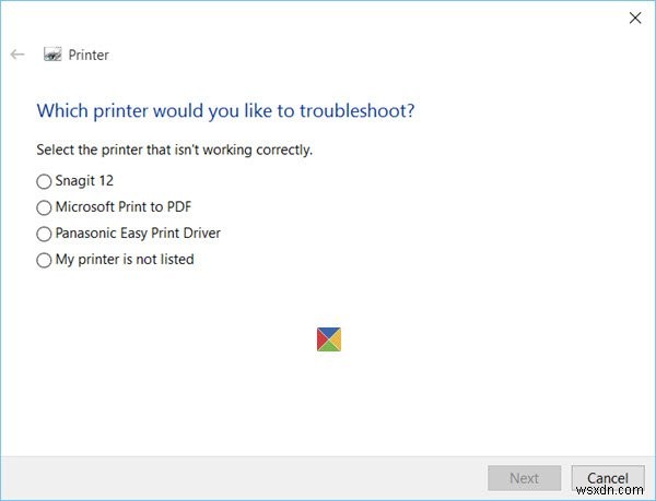Fix Printer problems with Printer Troubleshooter in Windows 11/10
