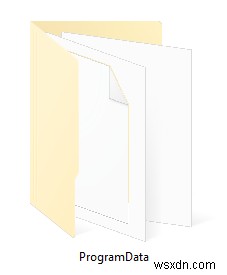 What is the ProgramData folder in Windows 11/10