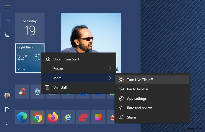 Disable, Enable, Clear History of Live Tile Notifications in Windows 10