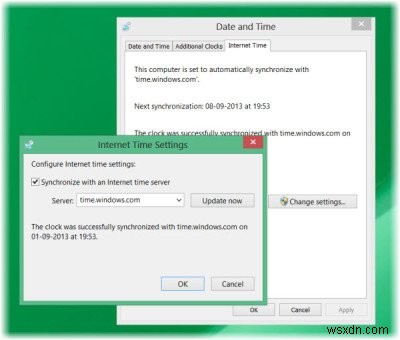 How to change Internet Time Update interval in Windows 11/10