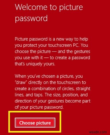 How to set up Picture Password in Windows 10