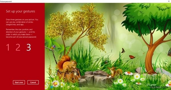 How to set up Picture Password in Windows 10