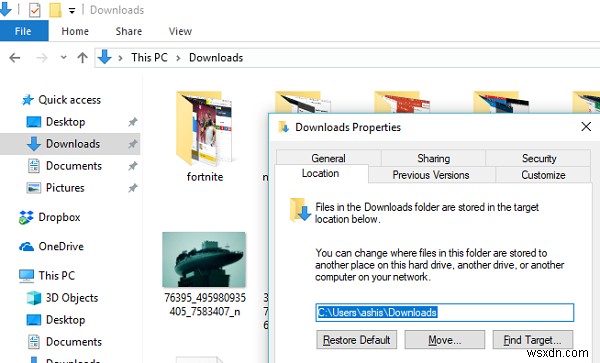 Accidentally merged User folders; How to unmerge Downloads folder