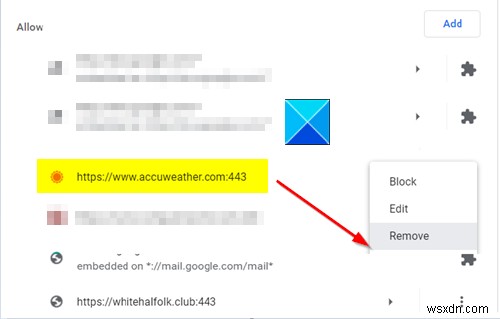 How to stop new AccuWeather popups in Chrome on Windows 10