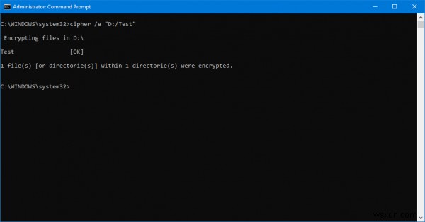 How to encrypt files with EFS Encryption on Windows 11/10
