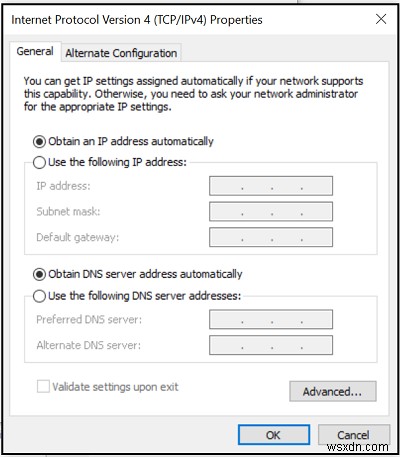 Disable or Enable DHCP for Ethernet or Wi-Fi in Windows 11/10