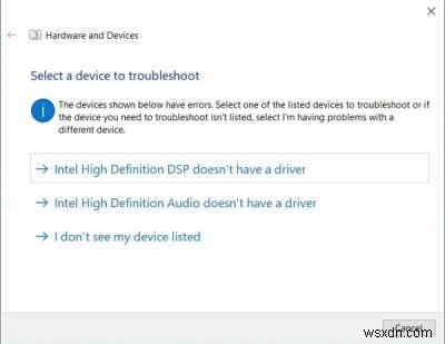 No Audio Output Device is Installed error in Windows 11/10