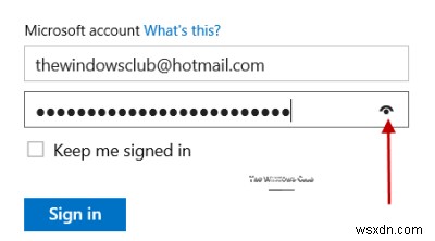 How to enable or disable Password Reveal Button in Windows 11/10