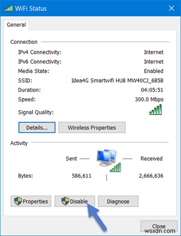 Windows can’t get the Network Settings from the router