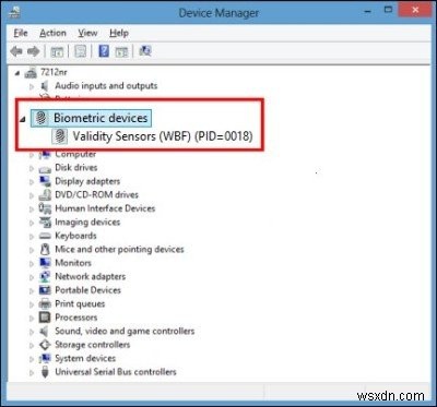 That fingerprint has already been set up on another account