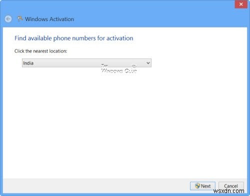 Activate Windows 11/10 by Phone: Retail & Volume Licensing customers